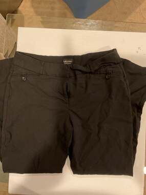 Flirtatious Black Women's Dress Shorts with Button Detail